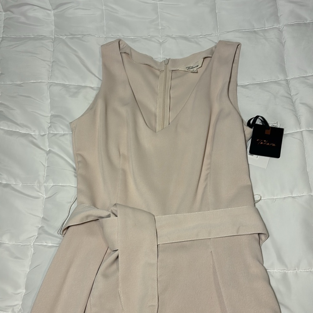 Takara Off White Wide-Leg Jumpsuit Size 5 - Picture 4 of 15